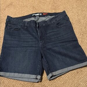 Celebrity Pink Dark Blue Jean Shorts